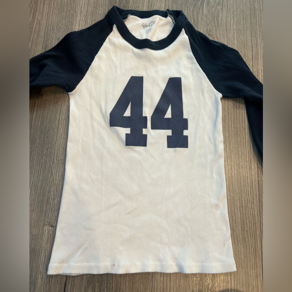 Brandy Melville John Galt Black and White Shirt
